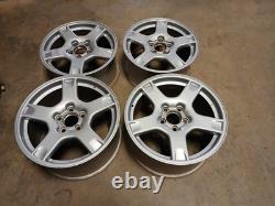 99 CORVETTE Set Of Silver Aluminum Rims 5 Spoke 2 Front 2 Rear 9592525 9592524