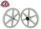 Altaline 20 Gt Style Bmx Mag Wheel White 6-spoke Front Or Freewheel 3/8 Axle