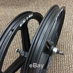 Acs Z-mag 5 Spoke Mag Bmx Wheels Black 20 Set Freewheels