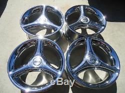 Antera Tri Spokes Wheels Rims Center Caps 18x8.5 Et14mm P/n 109858003 Rare