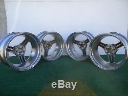 Antera Tri Spokes Wheels Rims Center Caps 18x8.5 Et14mm P/n 109858003 Rare