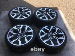 Audi R8 Oem Factory Genuine 10 Spoke Machined Grey 19 Wheel/tire/tpms/caps Set