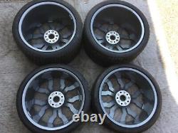 Audi R8 Oem Factory Genuine 10 Spoke Machined Grey 19 Wheel/tire/tpms/caps Set