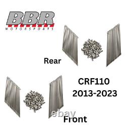 BBR Heavy Duty 12/14 Front & Rear Spoke/Nipple Kits Honda CRF110 CRF 110 NEW