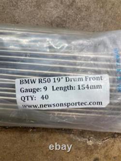 BMW Airhead Spokes and Nipples Rebuild Kit for Drum Brake 19 Front/ 18 Rear
