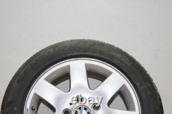 BMW E46 325 330 17 Front & Rear 7 Spoke Alloy Rim Wheel Tire Style 45 OEM #1