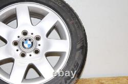 BMW E46 325 330 17 Front & Rear 7 Spoke Alloy Rim Wheel Tire Style 45 OEM #1