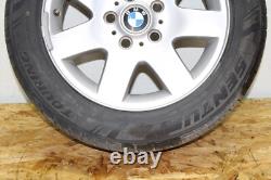 BMW E46 325 330 17 Front & Rear 7 Spoke Alloy Rim Wheel Tire Style 45 OEM #1