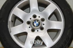 BMW E46 325 330 17 Front & Rear 7 Spoke Alloy Rim Wheel Tire Style 45 OEM #1