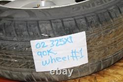 BMW E46 325 330 17 Front & Rear 7 Spoke Alloy Rim Wheel Tire Style 45 OEM #1