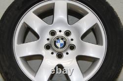 BMW E46 325 330 17 Front & Rear 7 Spoke Alloy Rim Wheel Tire Style 45 OEM #3