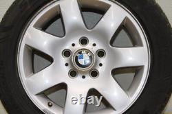 BMW E46 325 330 17 Front & Rear 7 Spoke Alloy Rim Wheel Tire Style 45 OEM #4