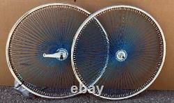 Beach Cruiser Lowrider 20x38mm Bicycle Wheelset Chrome with Gold 140 spokes
