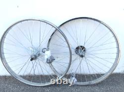 Bicycle Steel Wheelset 26 x 2.125 x 12G Spokes Rimstrips Cruiser Lowrider Bikes