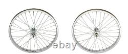 Bicycle WHEELSET 20 x 2.125 x 12G HEAVY DUTY SPOKES CRUISER LOWRIDER BMX