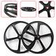 Bicycle Wheel 700c Bicycle 5-spoke Front+rear Wheel Fit Tire Size 700x23/25/28c