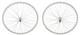 Bike Silver Alloy 700c 36 Spoke Quick Release Front And Rear Free Wheel