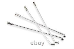 Biker's Choice 490890 Chrome Front or Rear Spoke Kit for 16 in. Wheels