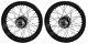 Black 40 Spoke 16 Front/rear Wheel Harley Electra Glide Flh Flht Tour Flt 73-84