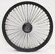 Black/chrome 48 King Spoke 21 X 2.15 & 16 X 3.5 Wheel Set Harley Fxst Fxdwg