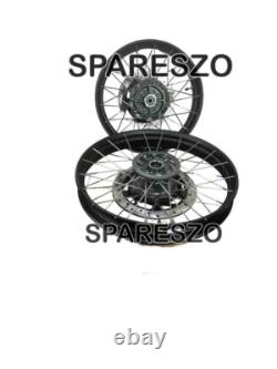 Black Tubeless Spoked Wheels Front & Rear Fit For Royal Enfield Himalayan 450