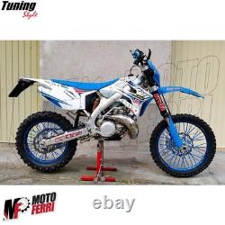 Blue Wheel Spokes Cover Kit For Enduro Cross Motard 72 Pieces MF6638