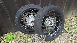 Bmw 2006 Hp2 Enduro Front & Rear Oem Complete Set, Street Spoke Wheels