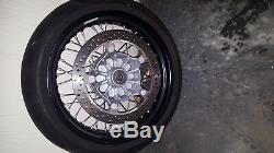 Bmw 2006 Hp2 Enduro Front & Rear Oem Complete Set, Street Spoke Wheels