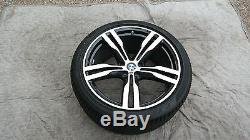 Bmw 7 Series Oem Double Spoke Style 648m 20 Wheel/tire/tpms & Center Cap Set