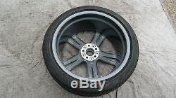 Bmw 7 Series Oem Double Spoke Style 648m 20 Wheel/tire/tpms & Center Cap Set