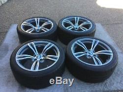 Bmw M5 & M6 Style 343 Oem Genuine Double Spoke 20 Wheel/tire/tpms/center Caps