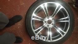 Bmw M5 & M6 Style 344m Oem Genuine Double Spoke 19 Wheels And Tires F10 F12