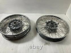 Bmw R1150gs Adventure Spoked Tubeless Wheels Front And Rear Pair. Rebuilt