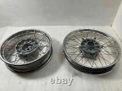 Bmw R1150gs Adventure Spoked Tubeless Wheels Front And Rear Pair. Rebuilt