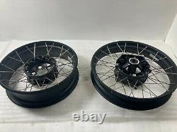 Bmw R1200gs Adventure LC Spoked Tubeless Wheels Front And Rear Pair. R1250gs