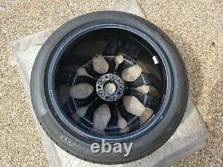 Bmw X5 & X6 Series Oem Spoke Style 451 20 Blk Wheel/tire/tpms & Center Cap Set