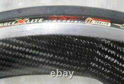 Bontrager HED 3c Carbon Tri Spoke Tubular Front and Rear Wheel 700c 19