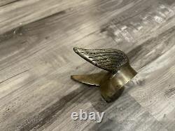 Brass Winged Radiator Cap Automobile Accessory Vintage SCTA Hot Rod Model T A