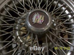 Brougham Steel Wire Spoke Wheel Used Steel Wear Pitting 15 5x5 Fleetwood Rwd
