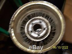 Brougham Steel Wire Spoke Wheel Used Steel Wear Pitting 15 5x5 Fleetwood Rwd