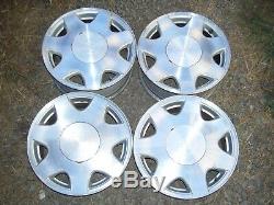 CADILLAC OEM SET OF 4 - 16 x 7 MACHINED POLISHED 7 SPOKE WHEELS RIMS 9592713