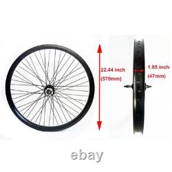 CDHPOWER 26 Bike Rim Wheel Set 12G Heavy Duty Double Wall 48 Spoke Bike Rim Set