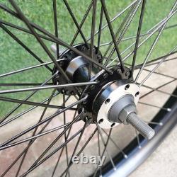 CDHPOWER 26 Bike Rim Wheel Set 12G Heavy Duty Double Wall 48 Spoke Bike Rim Set