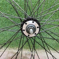 CDHPOWER 26 Bike Rim Wheel Set 12G Heavy Duty Double Wall 48 Spoke Bike Rim Set