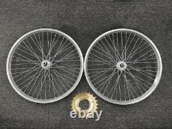 CDH 12G 48 Spokes Wheelset Double Aluminum Alloy 26 Bike Rims Set (Front &Rear)