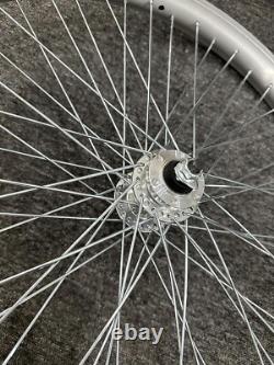CDH 12G 48 Spokes Wheelset Double Aluminum Alloy 26 Bike Rims Set (Front &Rear)