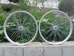 CDH 12G 48 Spokes Wheelset Double Aluminum Alloy 26 Bike Rims Set (Front &Rear)