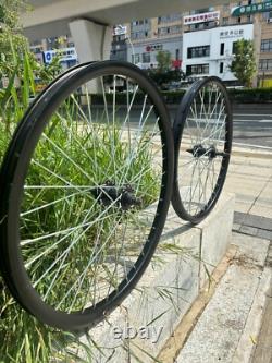 CDH 26 inch Bicycle Wheel Rims Double Layer Alum Alloy 10G 36 Spokes Wheelset