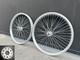 Cdh 26 Inch Heavy Duty Bicycle Wheels 12g 48 Spoke Wheel Bike Rims Front & Rear