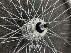 CDH 26 inch Heavy Duty Bicycle Wheels 12G 48 Spoke Wheel Bike Rims Front & Rear